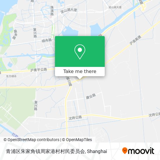 青浦区朱家角镇周家港村村民委员会 map