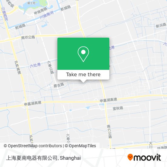 上海夏南电器有限公司 map