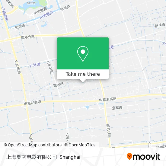 上海夏南电器有限公司 map
