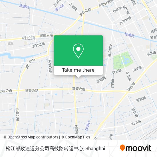 松江邮政速递分公司高技路转运中心 map
