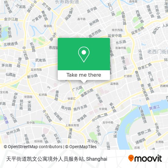 天平街道凯文公寓境外人员服务站 map