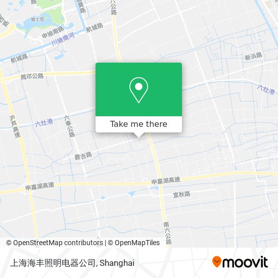 上海海丰照明电器公司 map