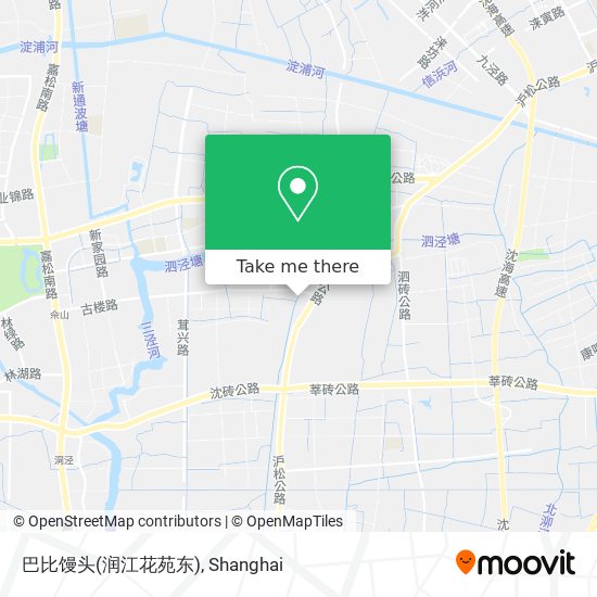 巴比馒头(润江花苑东) map