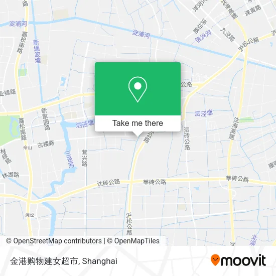 金港购物建女超市 map