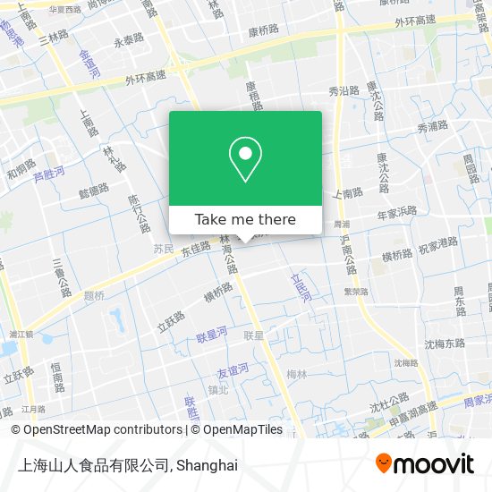 上海山人食品有限公司 map