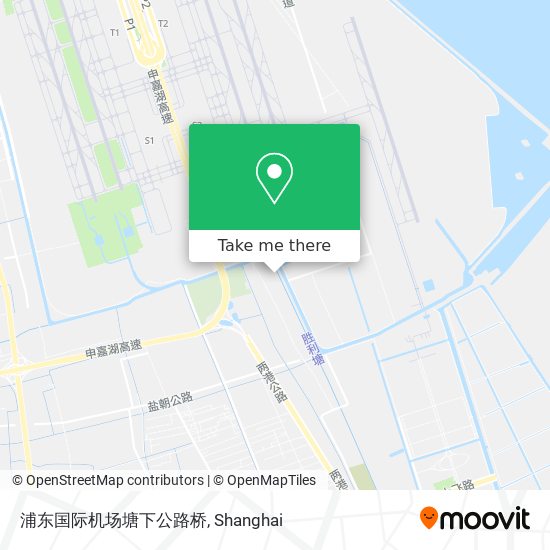 浦东国际机场塘下公路桥 map