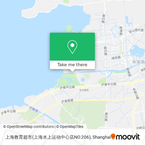 上海教育超市(上海水上运动中心店NO.206) map