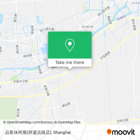 品客休闲屋(祥凝浜路店) map