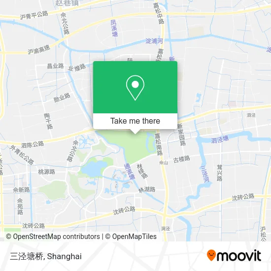 三泾塘桥 map