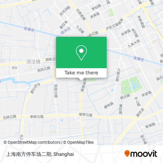 上海南方停车场二期 map