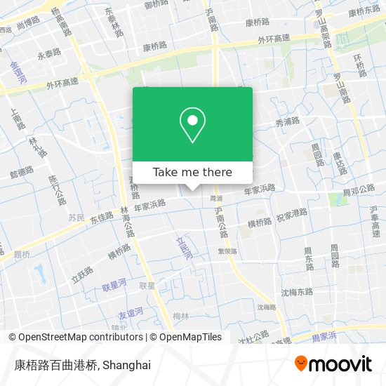 康梧路百曲港桥 map