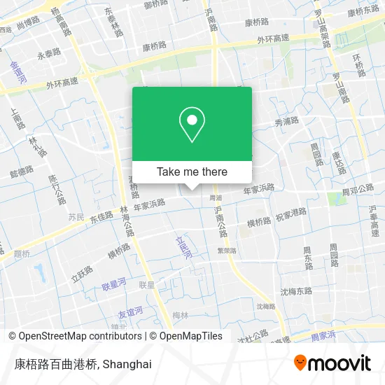 康梧路百曲港桥 map