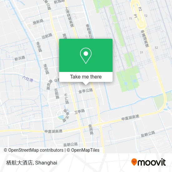 栖航大酒店 map