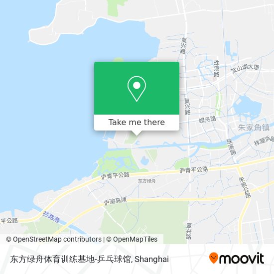 东方绿舟体育训练基地-乒乓球馆 map