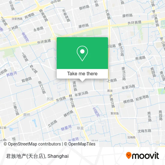 君族地产(天台店) map