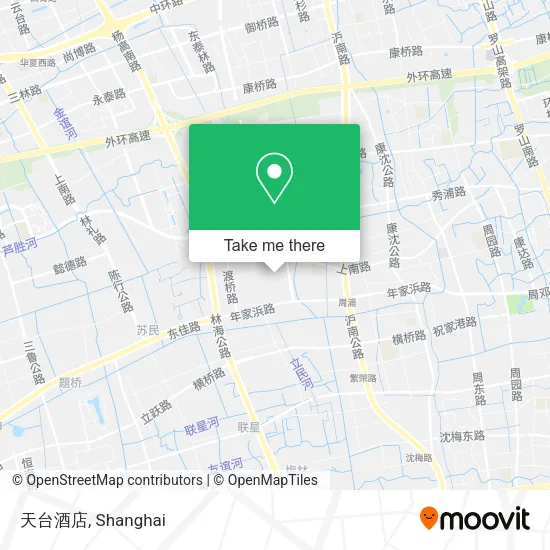 天台酒店 map