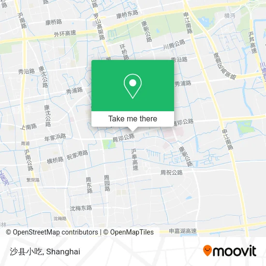 沙县小吃 map