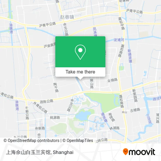 上海佘山白玉兰宾馆 map