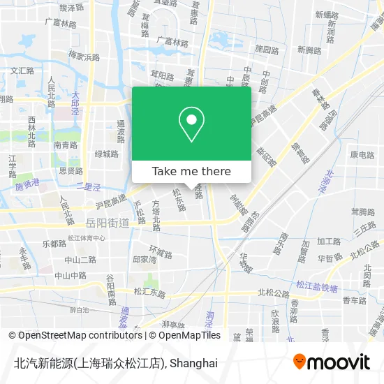 北汽新能源(上海瑞众松江店) map