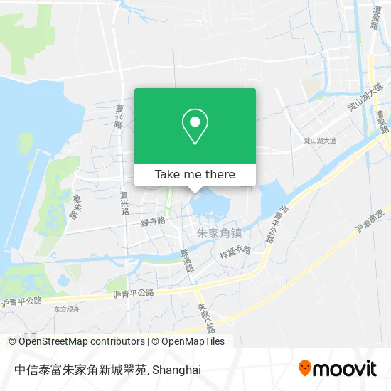 中信泰富朱家角新城翠苑 map
