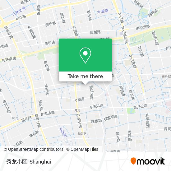 秀龙小区 map