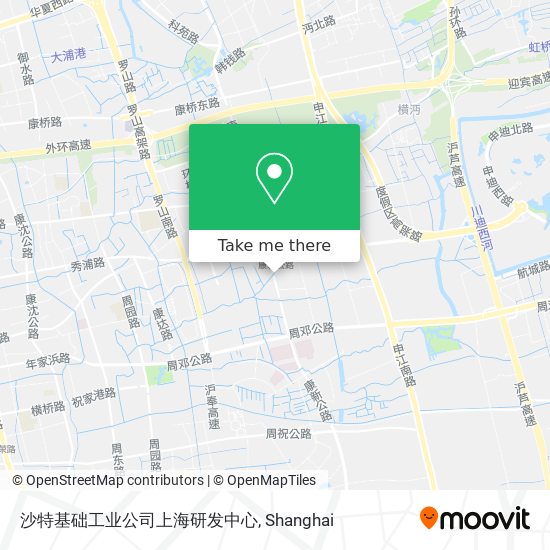 沙特基础工业公司上海研发中心 map