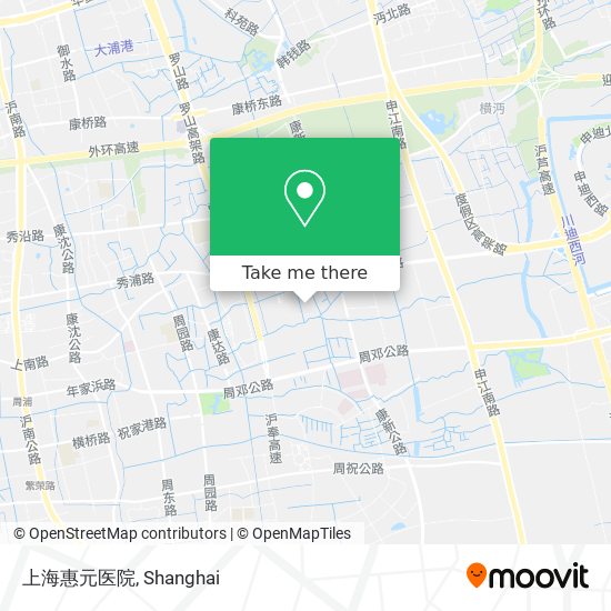 上海惠元医院 map