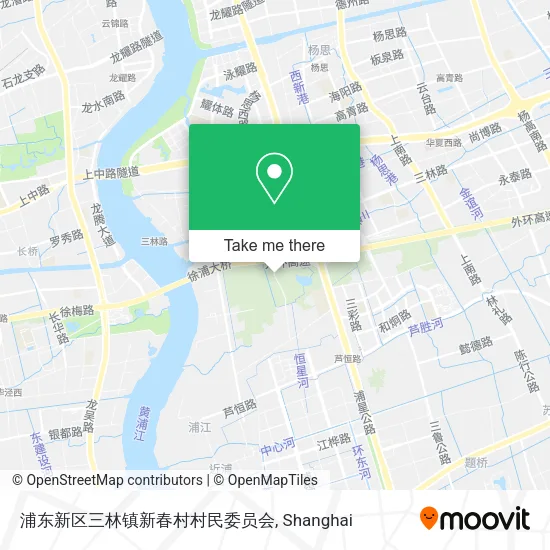 浦东新区三林镇新春村村民委员会 map