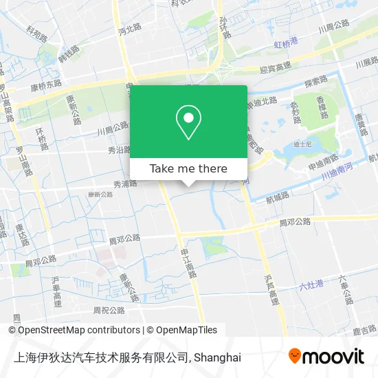 上海伊狄达汽车技术服务有限公司 map