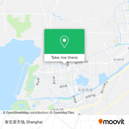 泰安菜市场 map