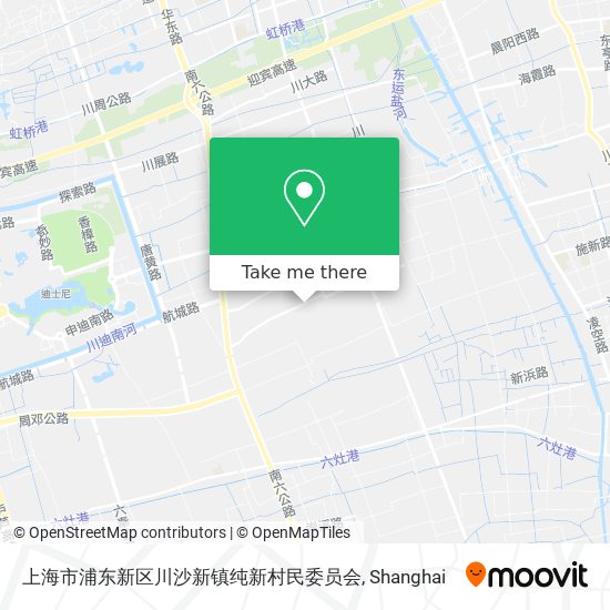 上海市浦东新区川沙新镇纯新村民委员会 map