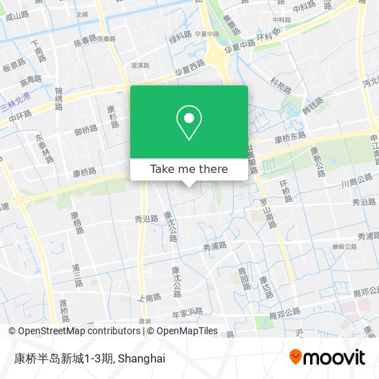 康桥半岛新城1-3期 map