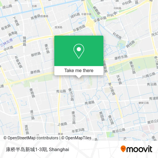 康桥半岛新城1-3期 map