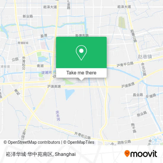 崧泽华城·华中苑南区 map