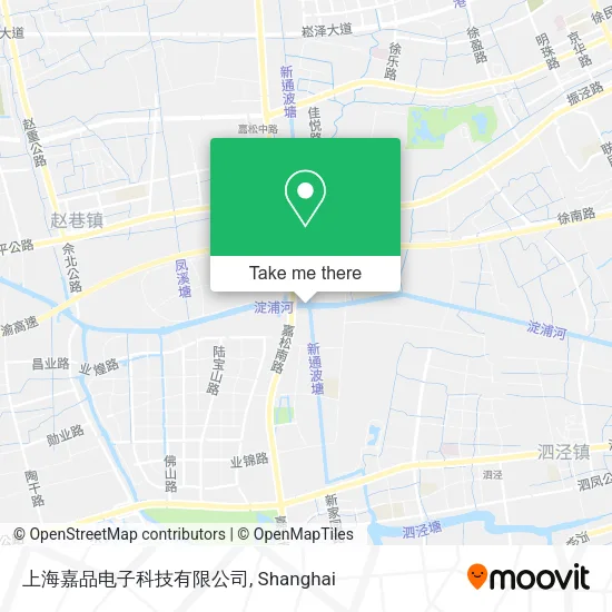 上海嘉品电子科技有限公司 map