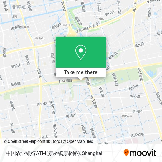 中国农业银行ATM(康桥镇康桥路) map