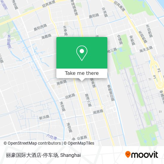 丽豪国际大酒店-停车场 map