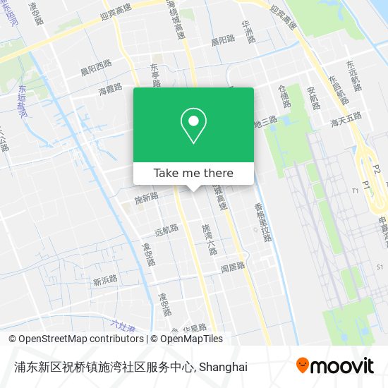 浦东新区祝桥镇施湾社区服务中心 map
