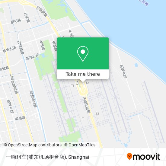 一嗨租车(浦东机场柜台店) map