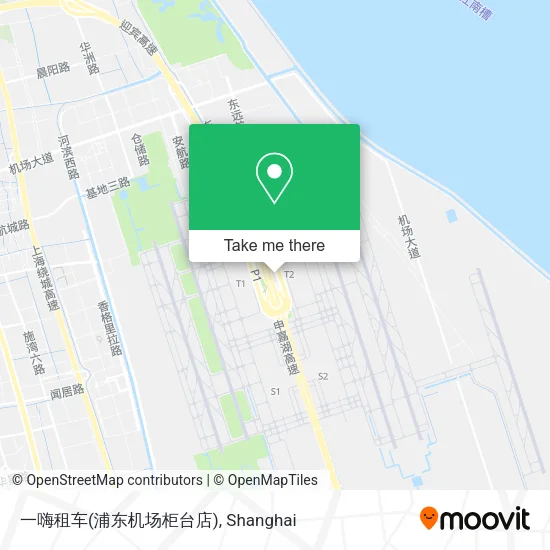 一嗨租车(浦东机场柜台店) map