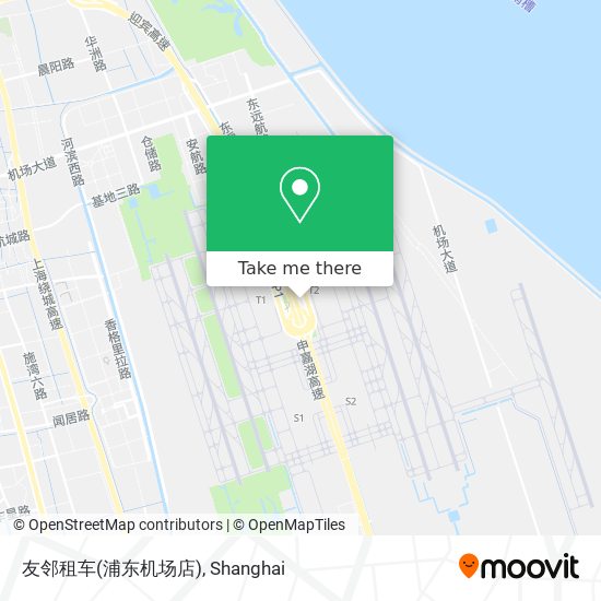 友邻租车(浦东机场店) map