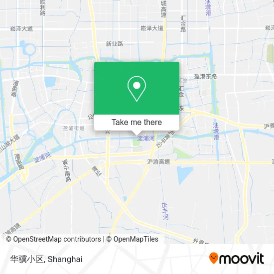 华骥小区 map