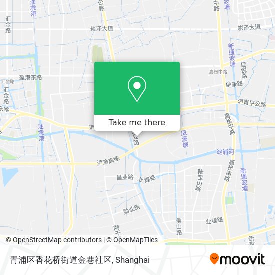 青浦区香花桥街道金巷社区 map
