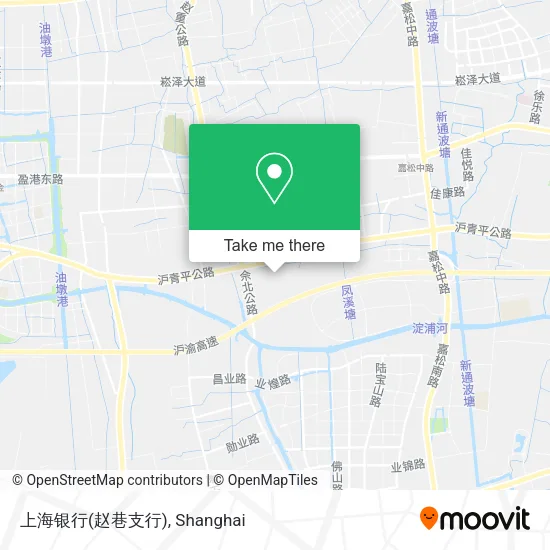 上海银行(赵巷支行) map