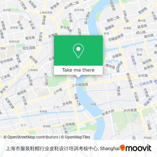 上海市服装鞋帽行业皮鞋设计培训考核中心 map