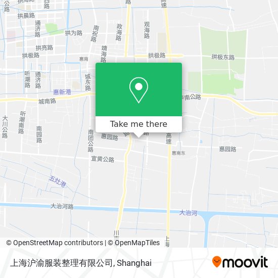 上海沪渝服装整理有限公司 map