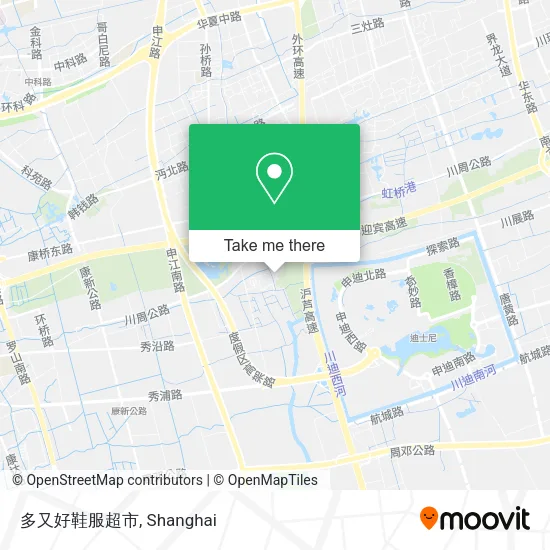 多又好鞋服超市 map