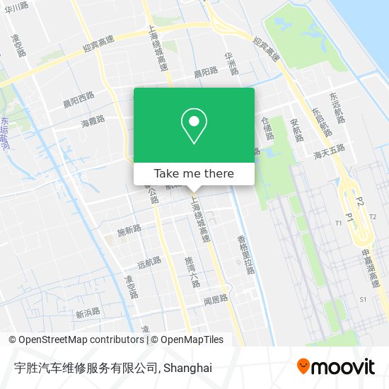 宇胜汽车维修服务有限公司 map