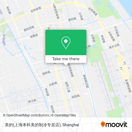 美的(上海本科美的制冷专卖店) map