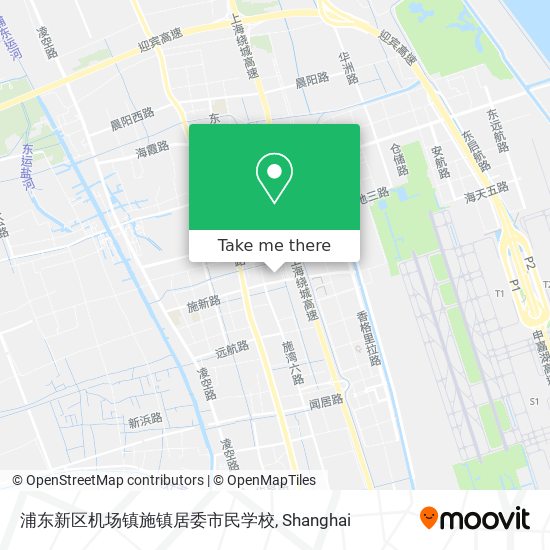 浦东新区机场镇施镇居委市民学校 map